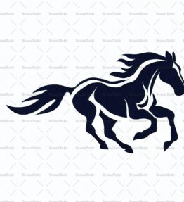 Galoppierendes Pferd